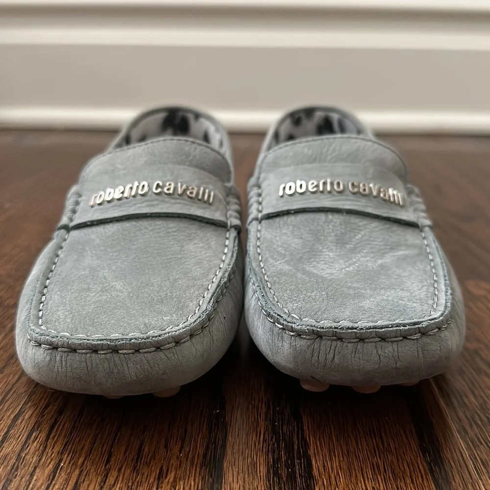 Roberto Cavalli Suede Loafers Size 36